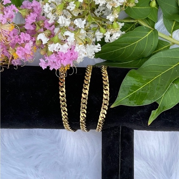 NWT Adornia 14k Gold Vermeil Cuban Chain Link Necklace - Picture 13 of 14